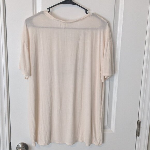 LUCKY BRAND cream large blouse - Picture 3 of 3